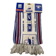 Vintage Official France 1998 World Cup England Scarf Collectible NEW