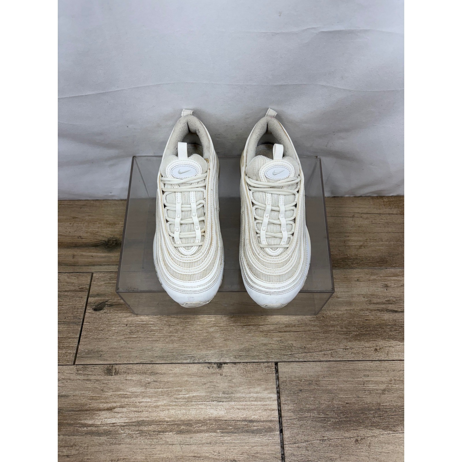 Nike Air Max 97 White Athletic Running Shoes Cushioned Women's Size 6.5 thumbnail 3