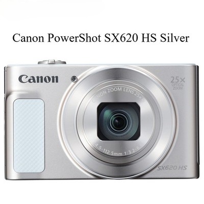 Canon PowerShot SX620 HS Digital Camera 20.2MP 25x Optical Zoom Silver WIFI