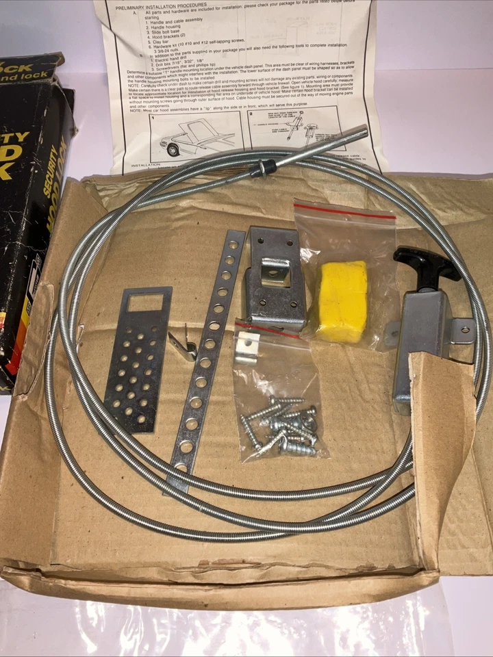 Cerradura de capó de seguridad Mr. Gasket # 6285 Hot Rod Rat Rod Chevy Ford Dodge de colección Foto 2 de 4