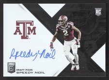 2017 Panini Elite Draft Picks #195 Speedy Noil Draft Picks Autographs