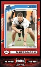 Tanner McLachlan 2024 Donruss Press Proof Red #324 RC Cincinnati Bengals