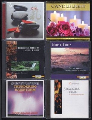 Ambient / Relaxation CD Lot   6 CDs - Nature & Background Sounds