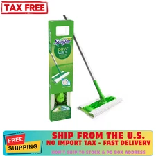 Sweeper 2-In-1 Dry and Wet Multi-Surface Mopping Starter Kit (1-Mop, 10-Refills)