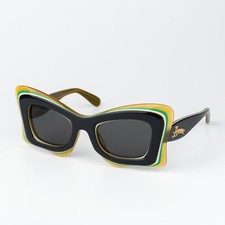 Loewe LW40140U 20A Sunglasses Unisex Grey Multicolor Cat Eye New