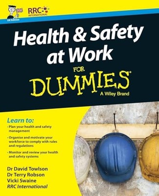 HEALTH 38 SAFETY AT WORK FOR DUMMIES by RRC Paperback Self Help Business