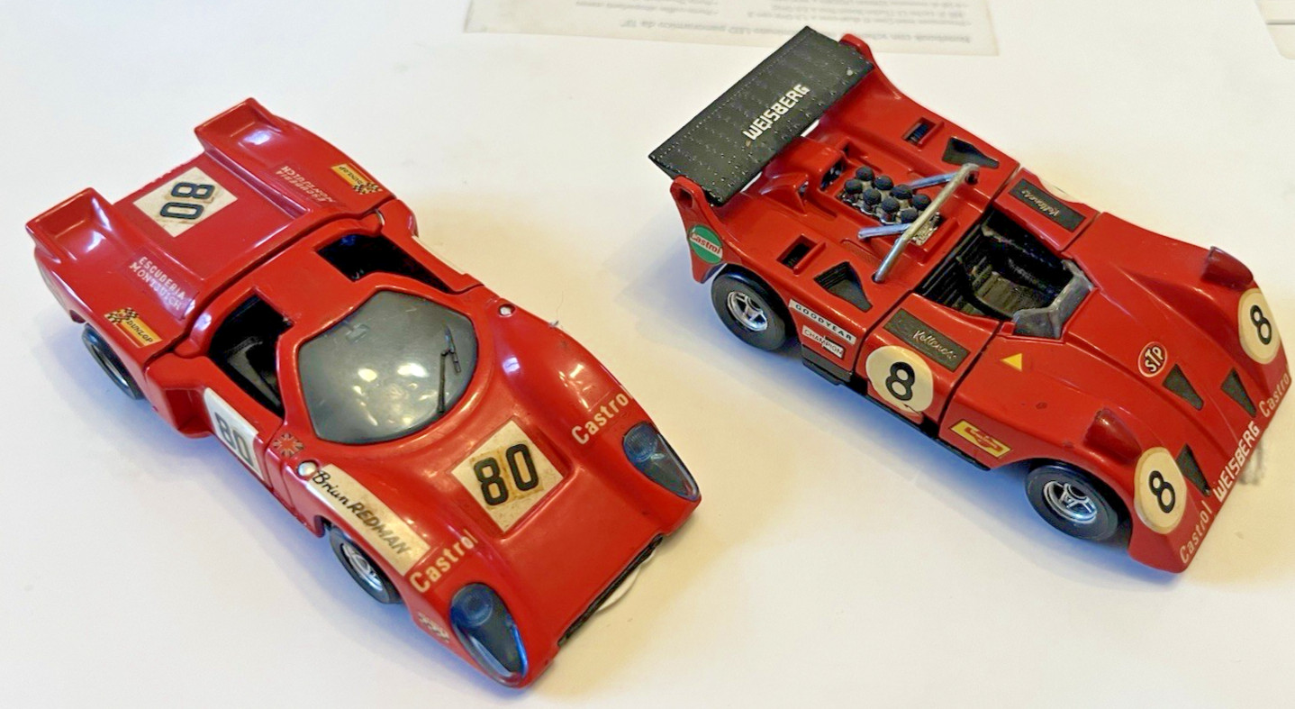DIECAST MODEL CARS BY POLITOYS-  MARCH 717-1  AND CHEVRON GT CANAM