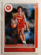 2021-22 NBA Hoops Basketball Jalen Johnson RC ROOKIE Atlanta Hawks SP Duke