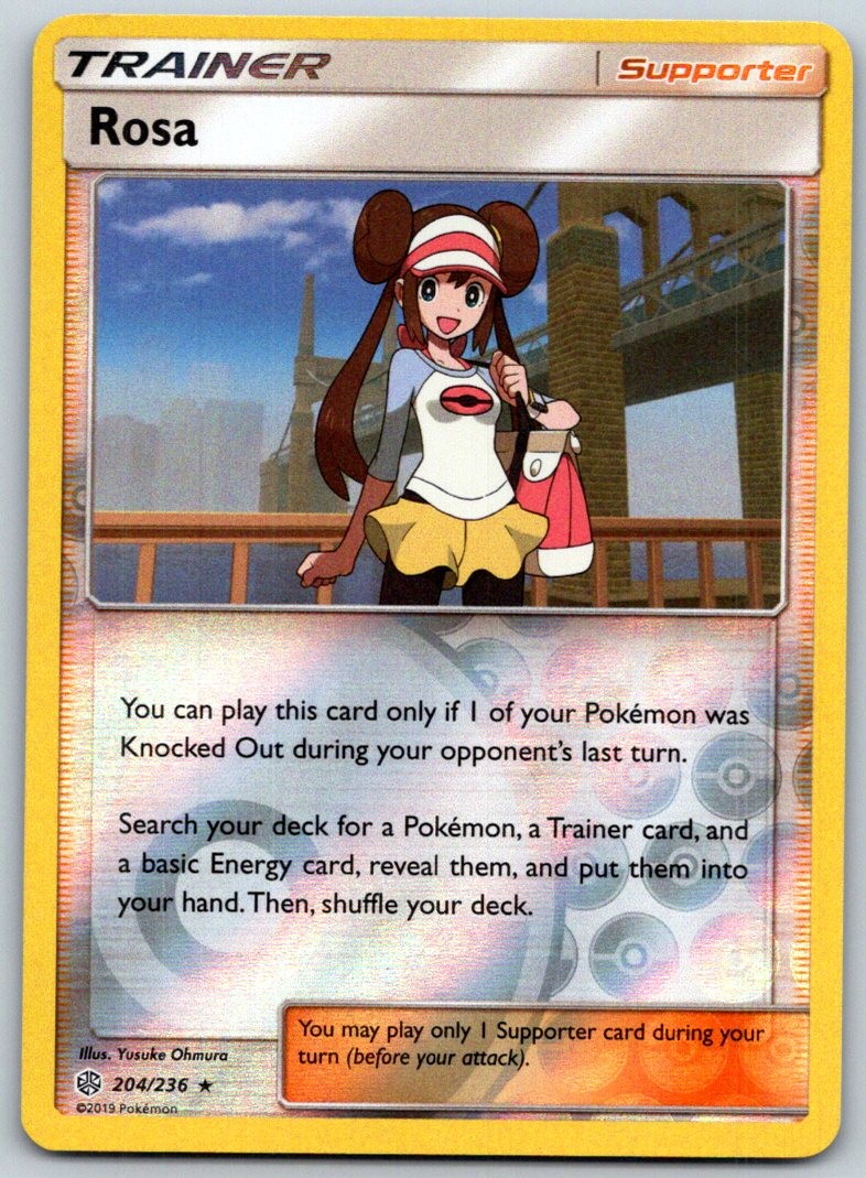 Rosa 204/236 Holo Rare SM - Cosmic Eclipse Reverse Holofoil (Near Mint)