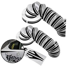 2 Pcs 32 Ft Car Waistline Body Pinstripe Sticker, Striping Tape for Cars, Black