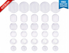 Silicone Earring Pads Cushions Clip On Comfort Clear Set
