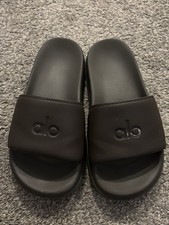 Alo Yoga Slides Espresso Women's Size 7