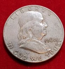 ☆1960 Franklin Silver Half-Dollar☆