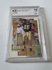 2001 Drew Brees Upper Deck MVP rookie card #287  BCCG 10 Mint. rookie card picture
