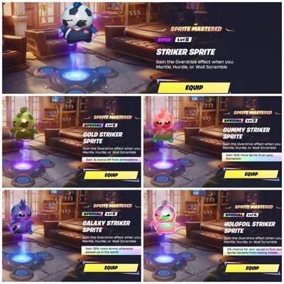 Fortnite | Striker Sprites | All Level 5 | Fast & Cheap