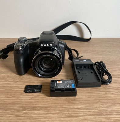 Sony Cyber-shot DSC-HX1 9.1MP Digital Bridge Camera 20x Zoom Charger Memory Card
