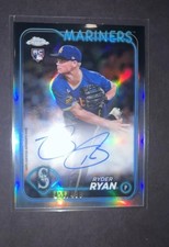2024 Topps Chrome - Rookie Autographs Ryder Ryan #RA-RR Refractor /499 (AU, RC)