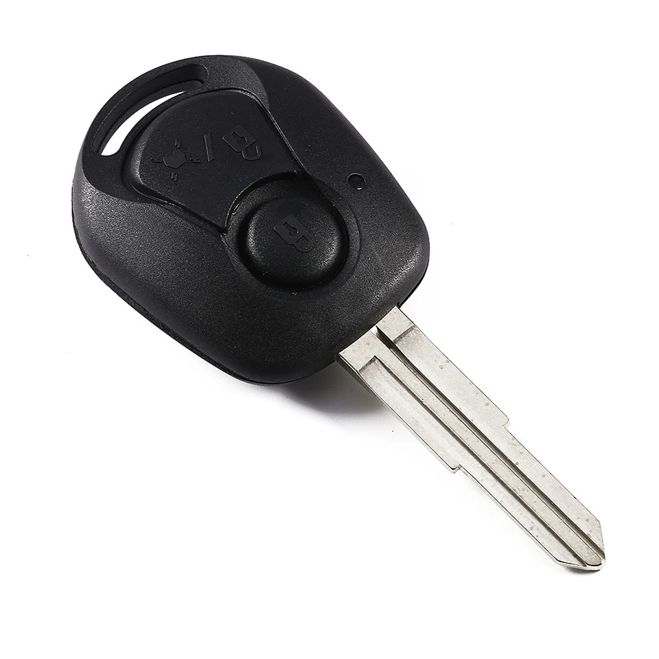 Coque Pour Clé De Voiture à 2 Boutons Pour SSANGYONG Actyon Kyron Rexton Fob - Photo 1/4