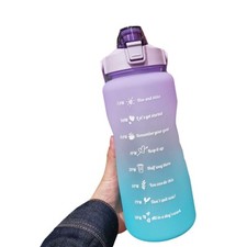 2000Ml Purple Large-Capacity Water Cup Outdoor Sports 2000Ml Portable Travel UK
