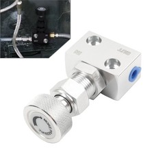 Adjustable Brake Bias Proportioning Valve Pressure Regulator Silver