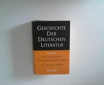 Bd.5 : Vom Jugendstil zum Expressionismus