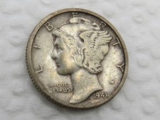 1941 S Mercury Dime - XF - 90% Silver 10 Cent US Coin