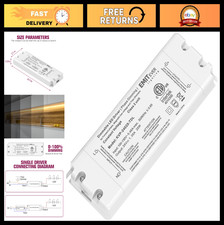 25W Triac Dimmable LED Driver, AC 120V to DC 24V Power Supply, ETL Certified Tra
