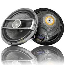 Diamond Audio 8" Marine Coaxial Speakers with RGB LED Lighting 120W RMS HXM8