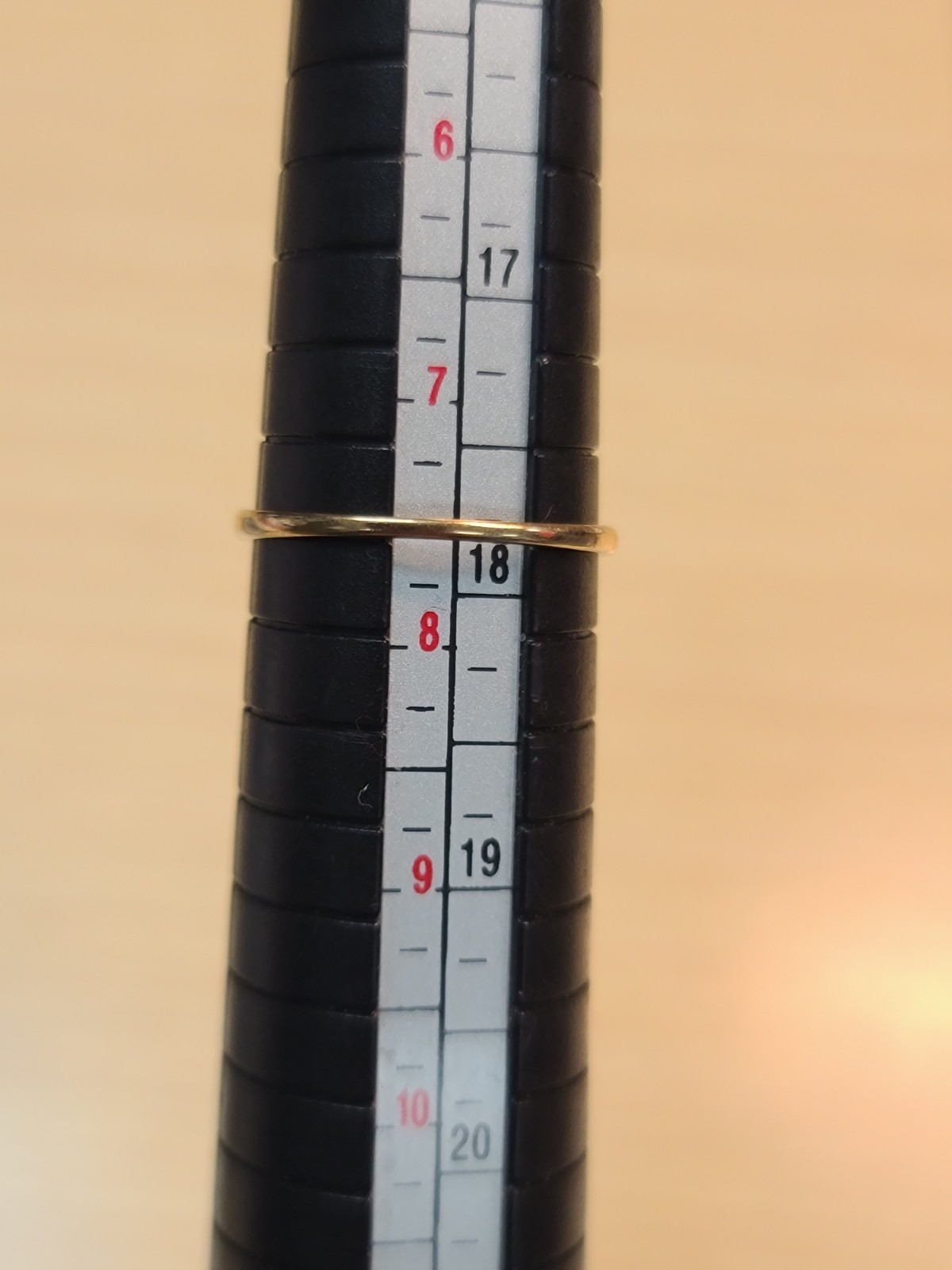 10k Solid Yellow Gold Diamond Solitaire Ring 7.5s… - image 17