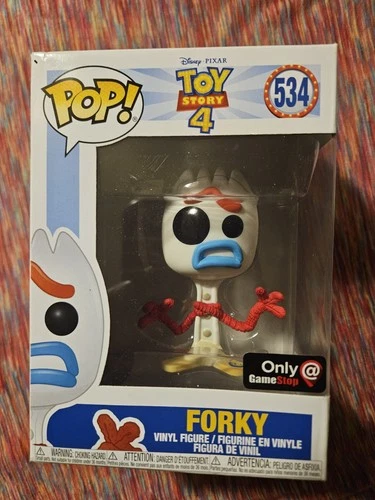 Funko Pop! Vinyl Forky #534 Toy Story 4 GameStop Exclusive Figure