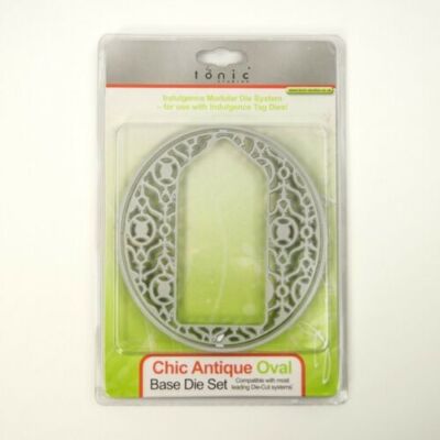 Tonic Studios Chic Antique Oval Base Die Set - 383E - ****SCHNÄPPCHENPREIS***