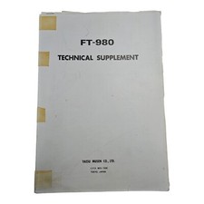 Yaesu FT-980 Libro per Supplementi Tecnici Pieghevole 