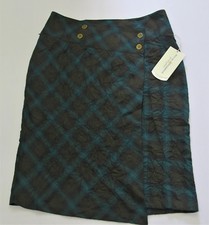Royal Robbins Womens Skirt Dress Size 10 Crimped Flannel Camp Hiking UPF 50