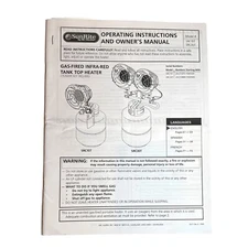SunRite by Mr. Heater Owner's Instruction Manual Model SRC15T & SRC30T Gas Fired