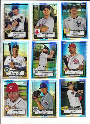 2021 Topps Chrome Platinum PRISM REFRACTOR Pick-A-Card Cole Castellanos Castillo