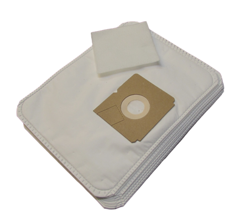 ZZ-Clan 10 Sacchetti Per Aspirapolvere Con 2 Filtri - Compatibili Con Tornado Compact Go TOCG22 CB, 5 Strati, Alta Filtrazione, Richiudibili