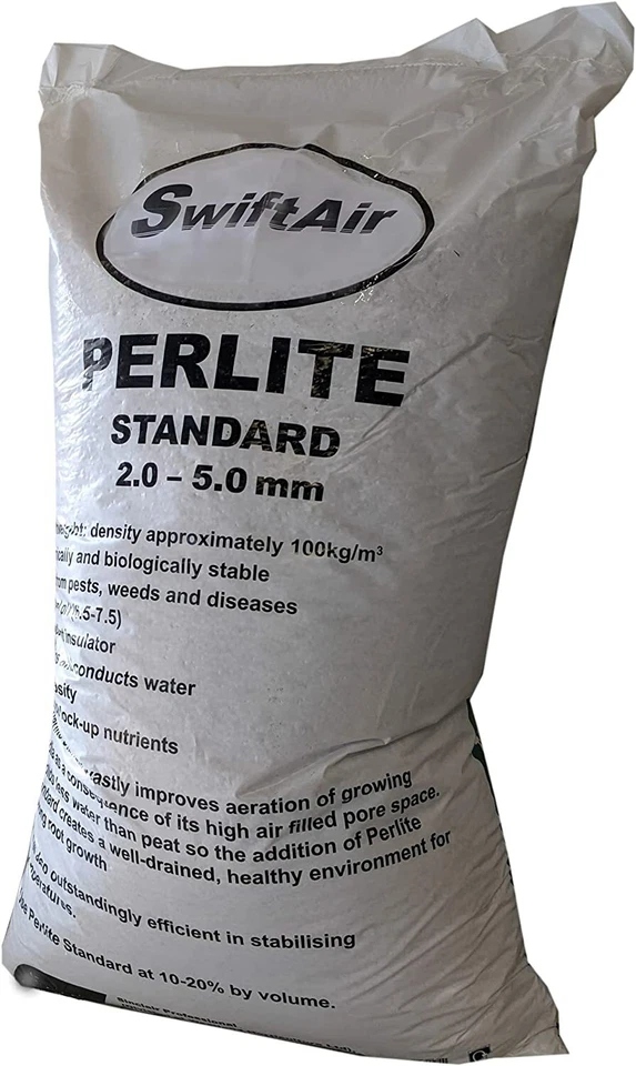 Perlite Hydroponics horticulture Grade Media Soil CoCo 50L Split bag No brand