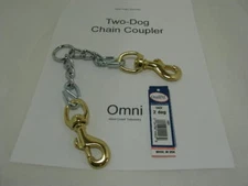 Double Chain Coupler, hound supplies, supply hunting dogs puppies gps tracking