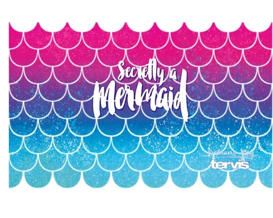 Tumbler NEW Lid Tervis SIC Secretly Mermaid Stainless Steel Unique 20 oz