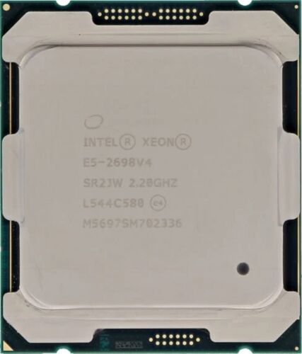 CPU SR2JW INTEL XEON E5-2698V4 20 CŒURS 2,20 GHz 50M 9,6GT/s 135W *Livraison gratuite* - Photo 1 sur 1