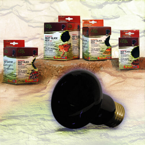 Zilla Night Black Heat Spotlight Incandescent Bulb for Reptiles - Picture 1 of 6