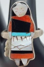 Vintage Zuni Sterling Silver Multi Stone Maiden Ring Size 9
