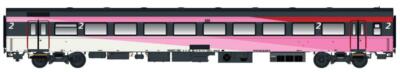 LS Models 44057-3 Personenwagen ICRm 2.Kl. B NS/FYRA Ep.VI Spur H0