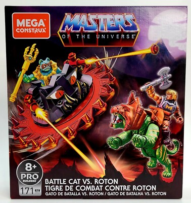 Mega Construx Masters Of The Universe Battle Cat Vs Roton Set NEW 
