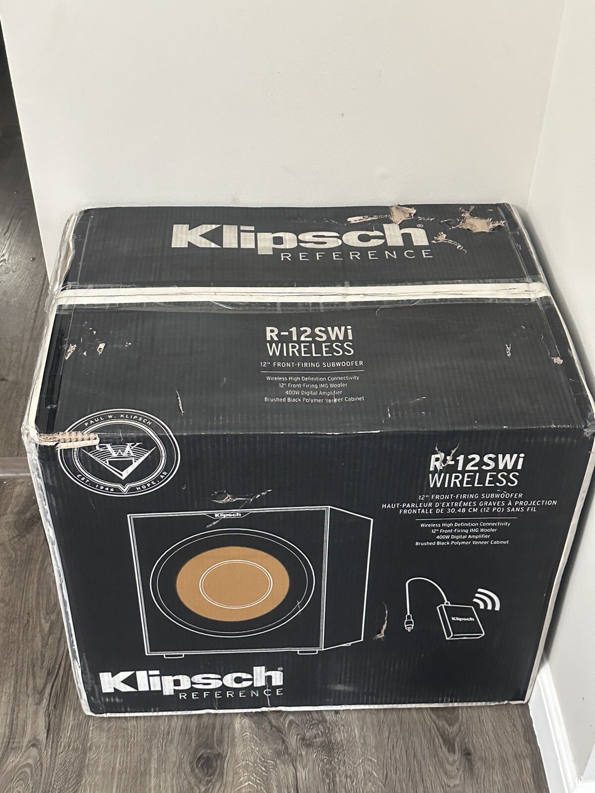 Klipsch R12SWI 12" 400W Wireless Subwoofer - Black