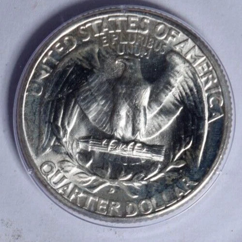 1939-D WASHINGTON QUARTER ~BLAST WHITE GEM IN IMMACULATE OGH RATTLER! PCGS MS64! - Image 4 of 4