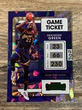 Draymond Green  2021-22 Panini Contenders Game Ticket Blue Cracked Ice #40