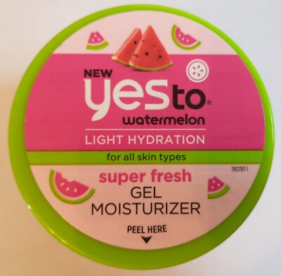 Yes To Super Fresh Gel Moisturizer Watermelon, 1.7 fl oz (50 ml) 