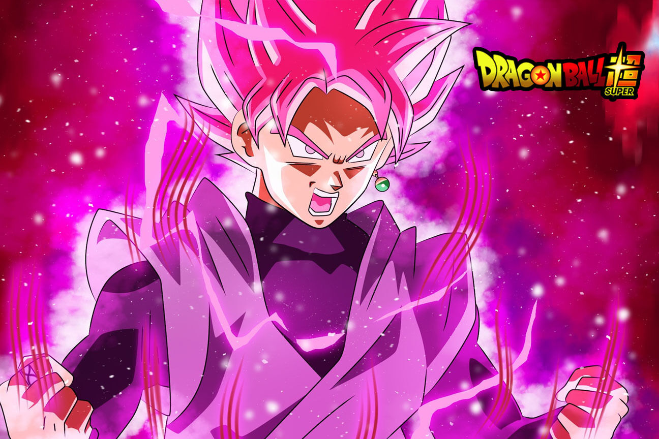 Desenho, Goku Black Super Sayajin Rosé