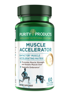 Purity Products Muscle Accelerator 650mg RipFactor Patented Clinically Tested 60